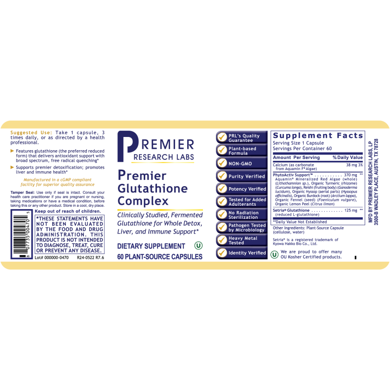 Premier Glutathione Complex