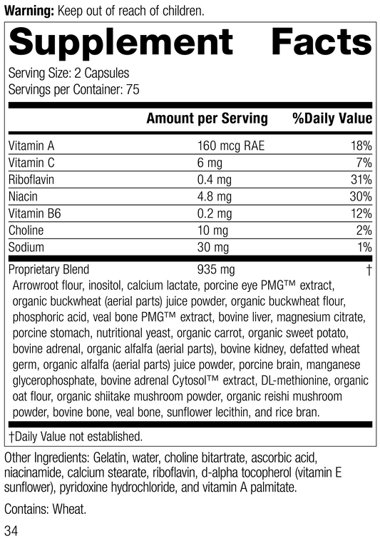 Eyeplex®, 150 Capsules, Rev 33 Supplement Facts
