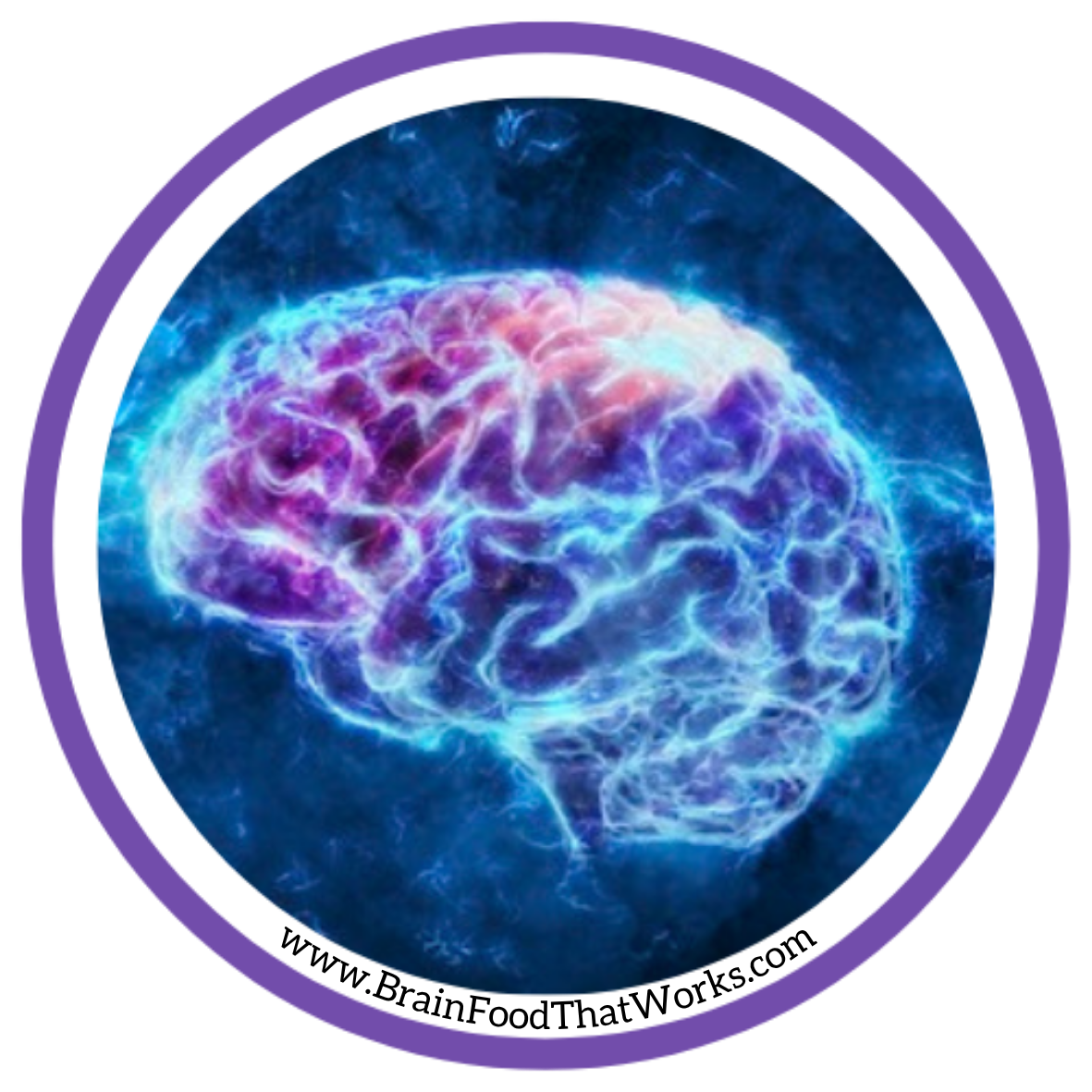 Brain Food That Works Sticker