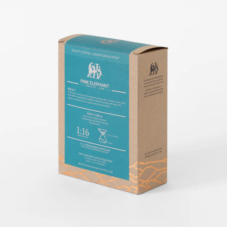 Pink Elephant Tanzania Peaberry - Whole Bean Coffee