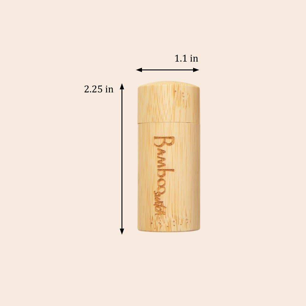 Bamboo Charcoal Floss in Bamboo Container