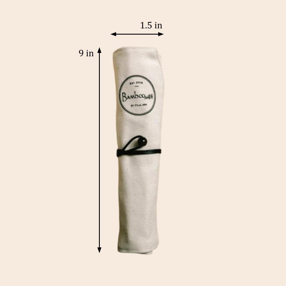 Bamboo Travel Cutlery | Beige
