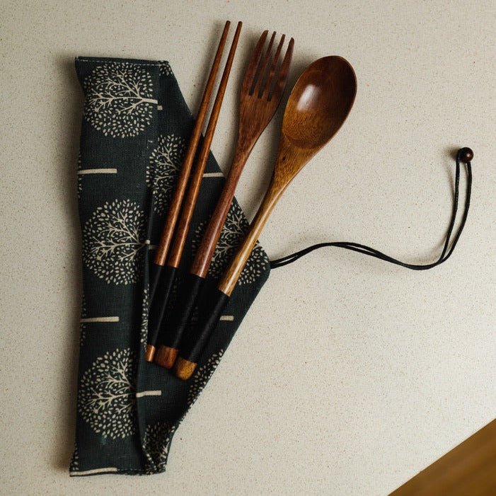 Coconut Flatware Travel Set