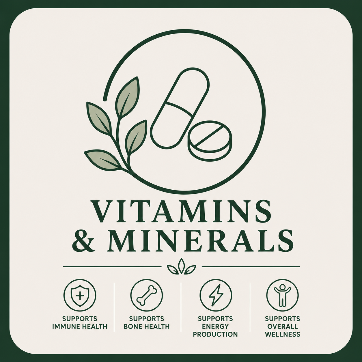 Vitamins & Minerals