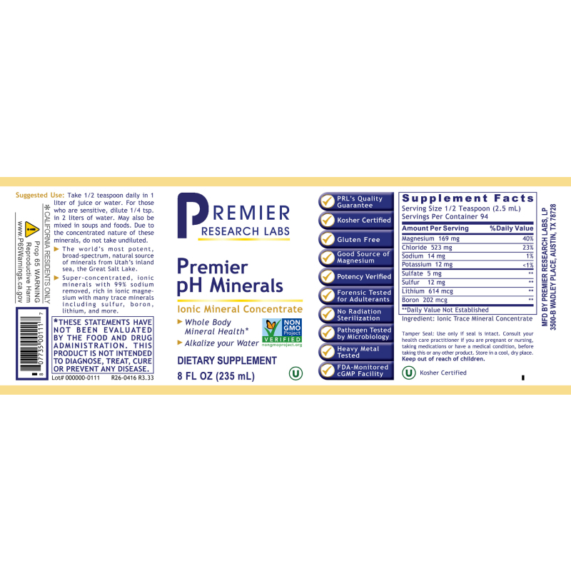 Premier pH Minerals