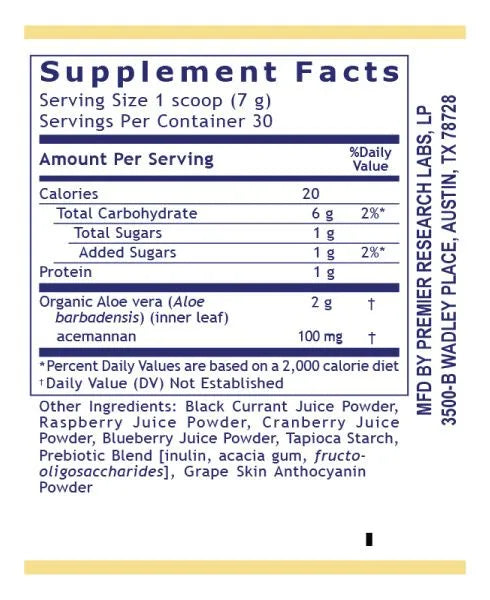 Aloe Powder-Mixed Berry Flavor, Premier