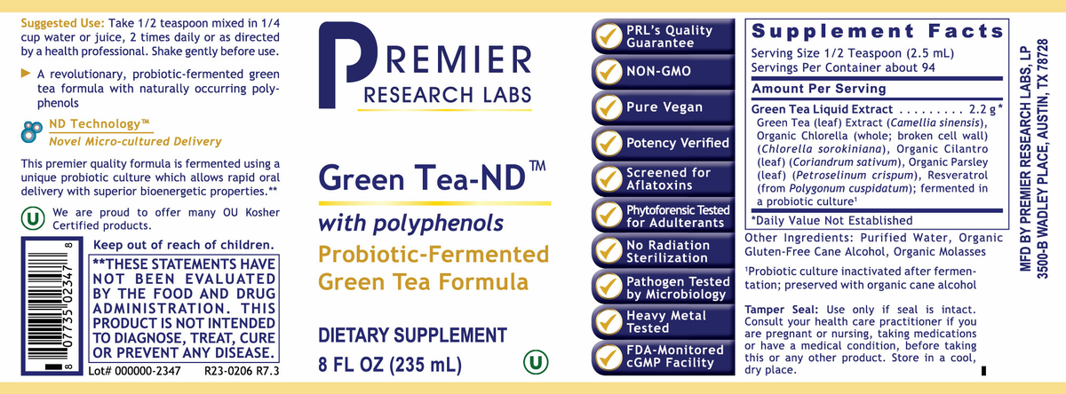 Green Tea - ND™ (Fermented) (8 oz)