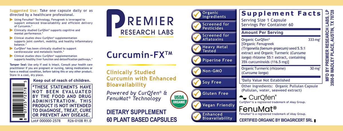 Curcumin-FX™ - 60 capsules
