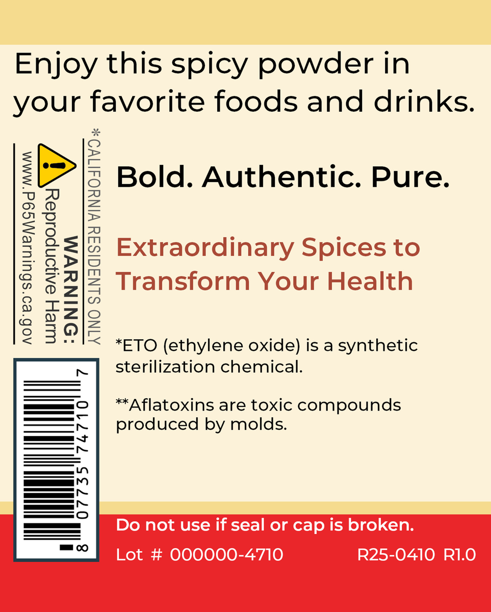 Organic Cayenne Spice Powder