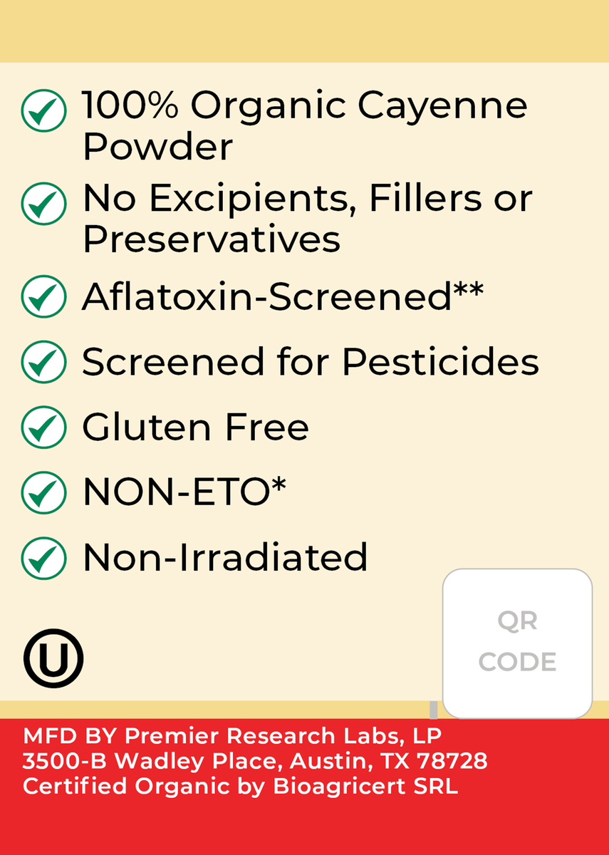 Organic Cayenne Spice Powder