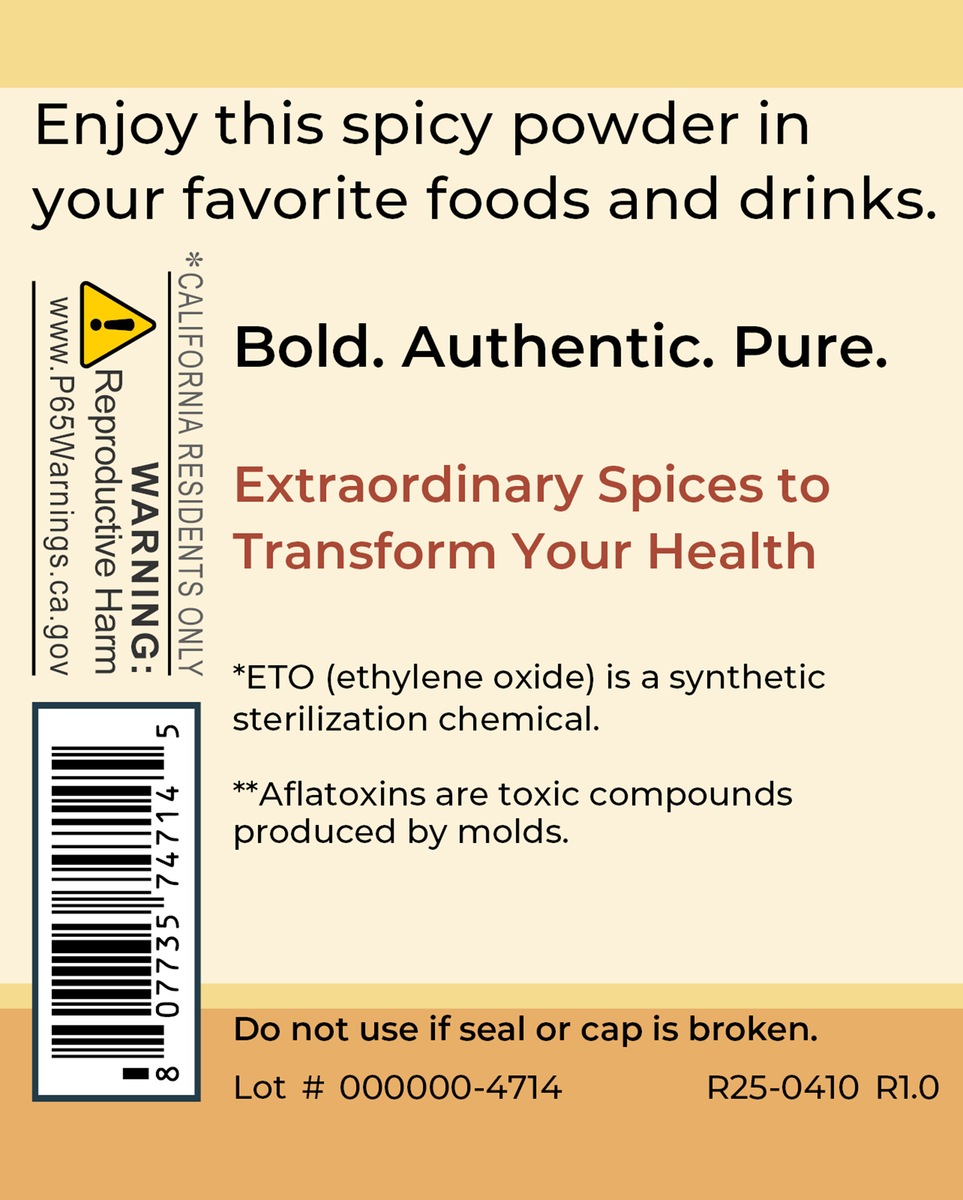 Organic Ginger Spice Powder