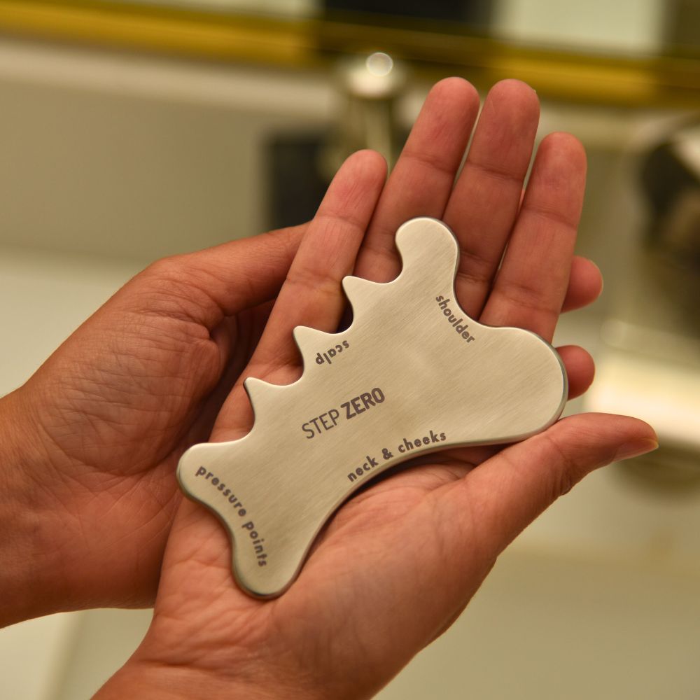 Scalp Gua Sha | 100% Stainless Steel | Scalp health and relaxation