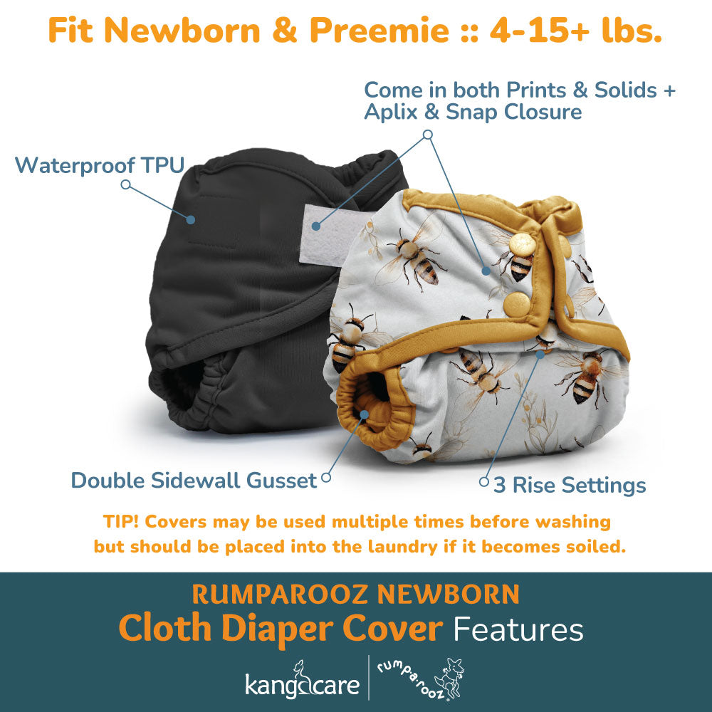 Rumparooz Newborn Cloth Diaper Covers - Soar