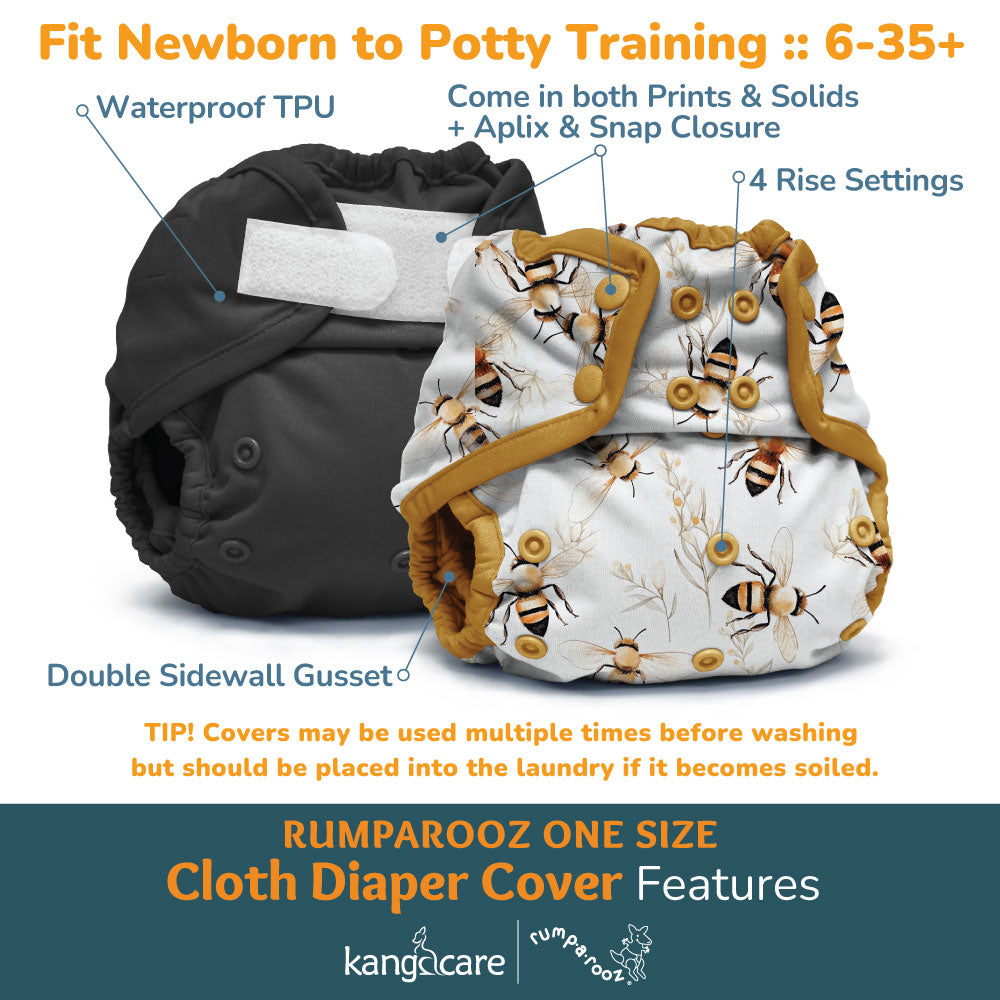 Rumparooz One Size Cloth Diaper Covers - Caribbean