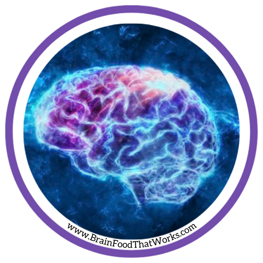 Brain Food That Works Sticker