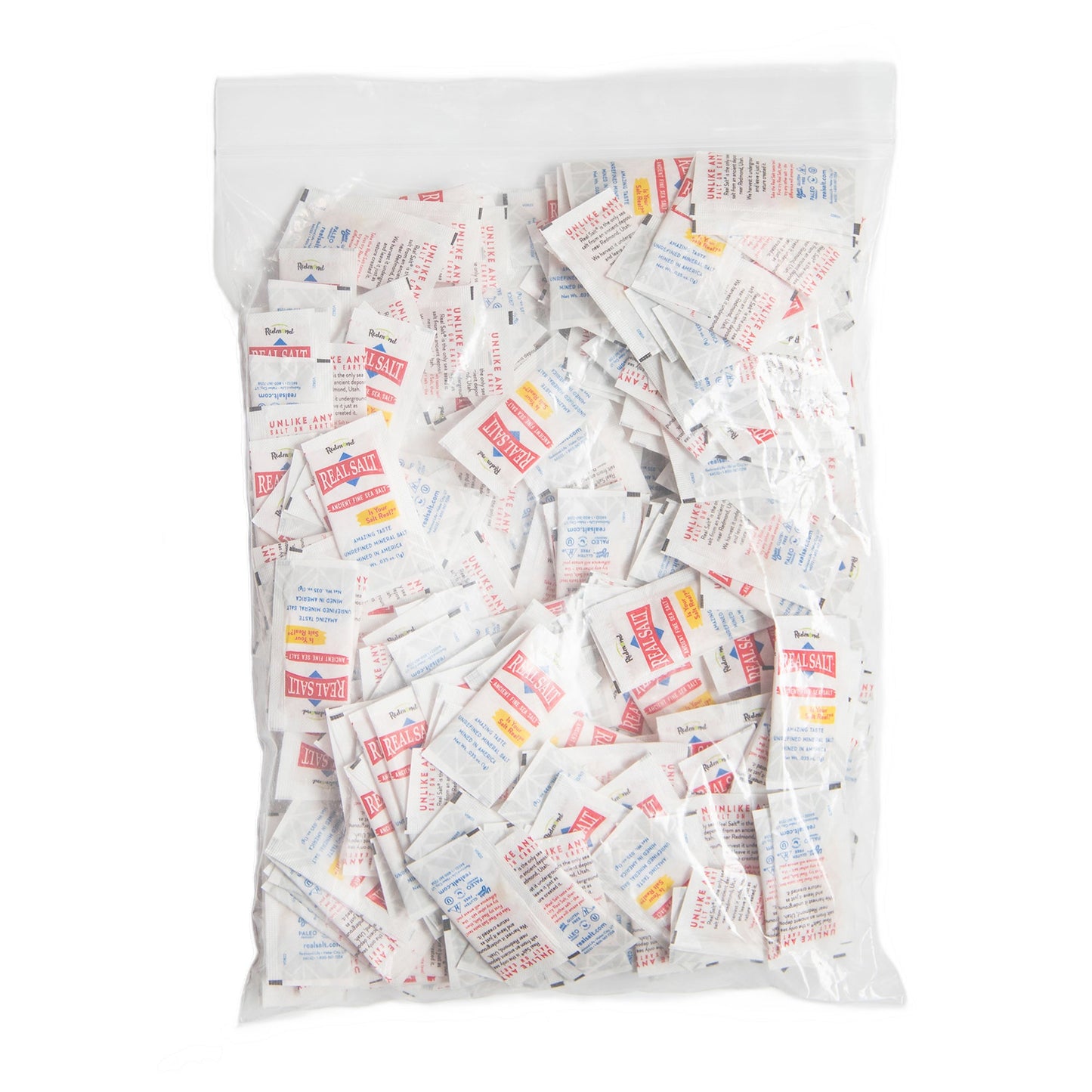 Real Salt Fine Single Serve Packet / 500 ct