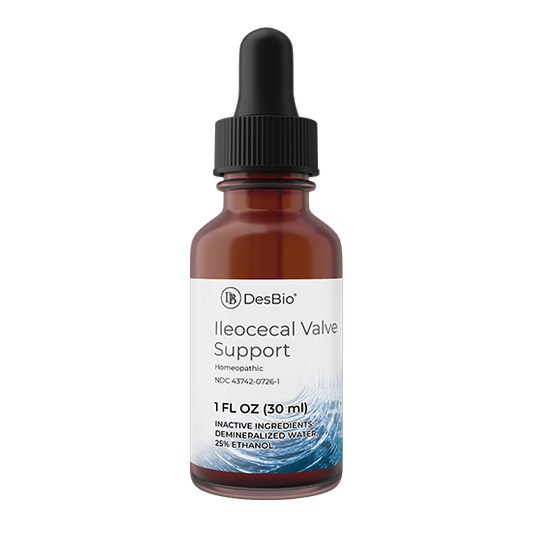 Desbio Ileocecal Valve Support Homeopathic Drops 1 FL OZ