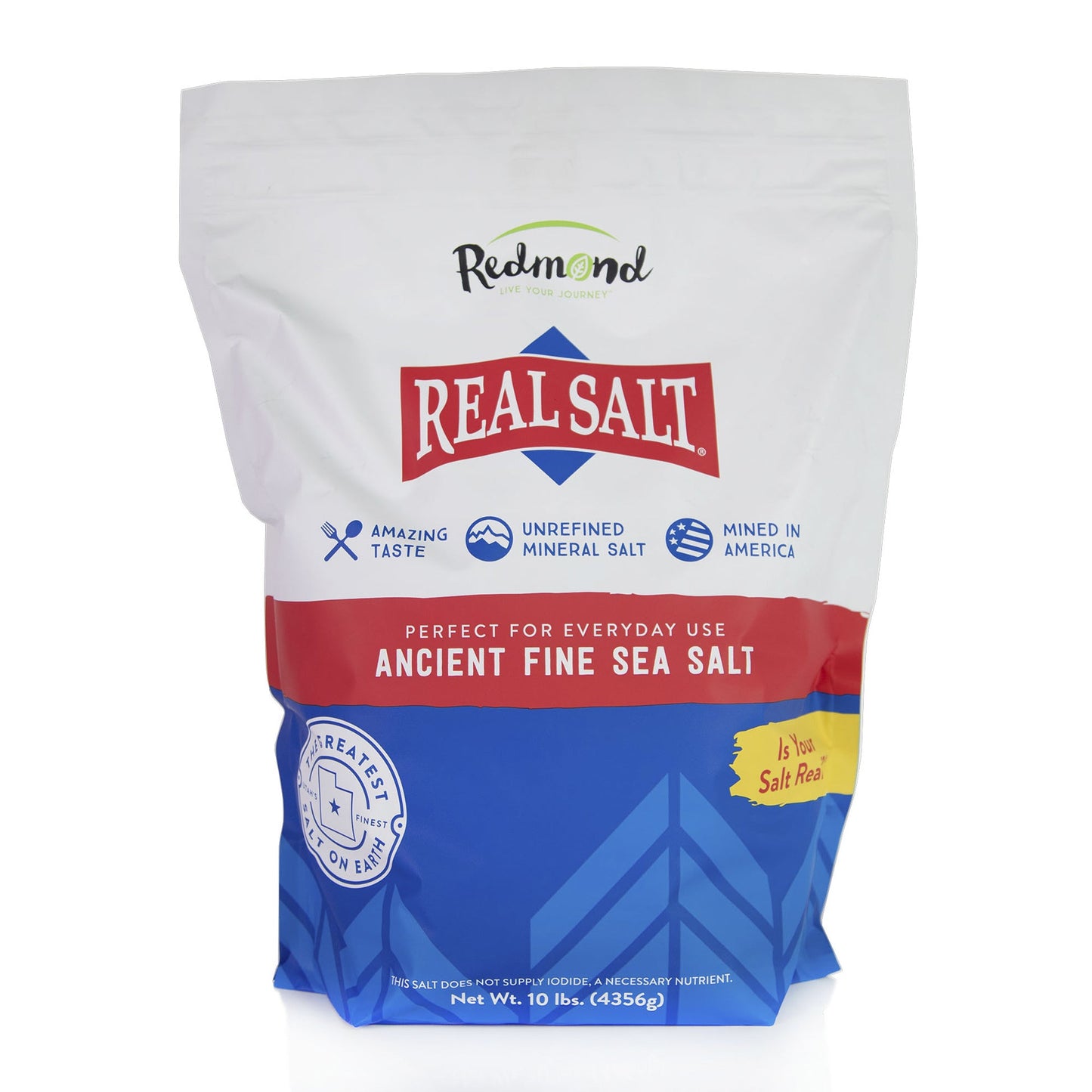 Real Salt Fine 10 lb Bag