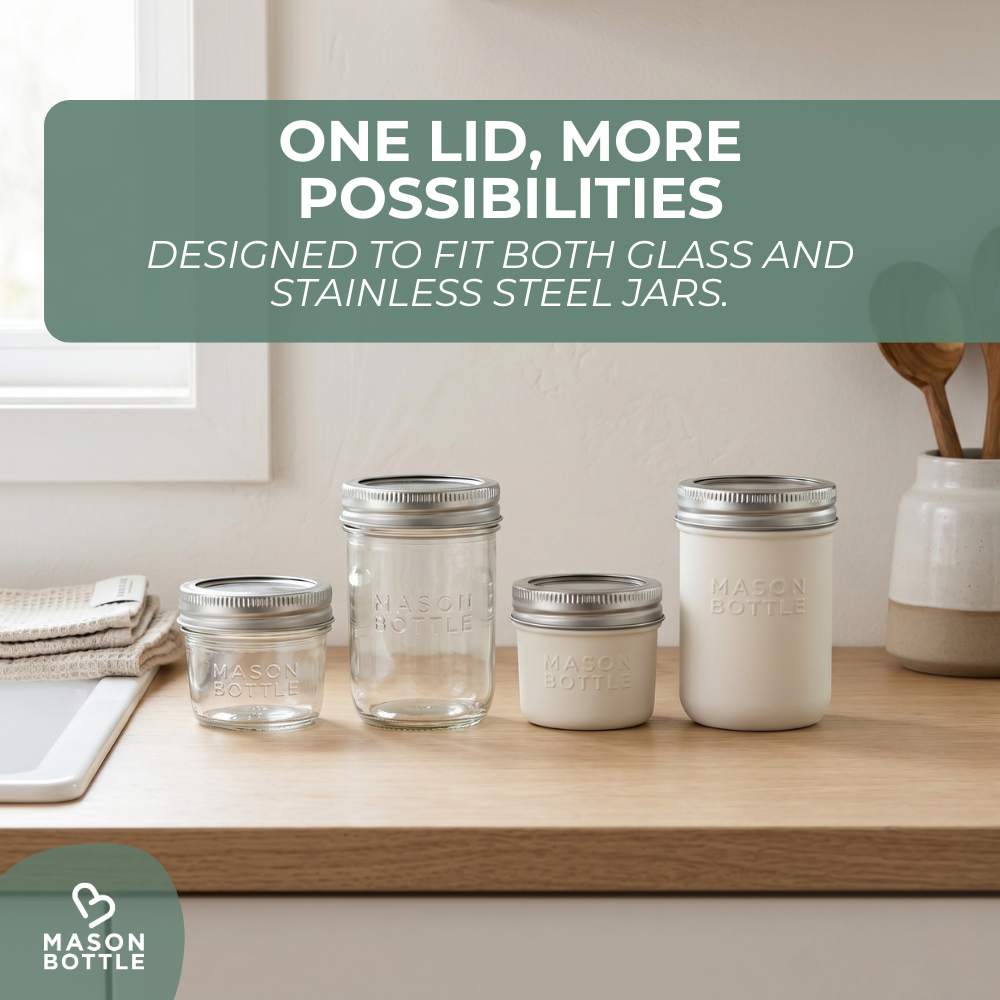 Stainless Steel Storage Lids, 4 Pack