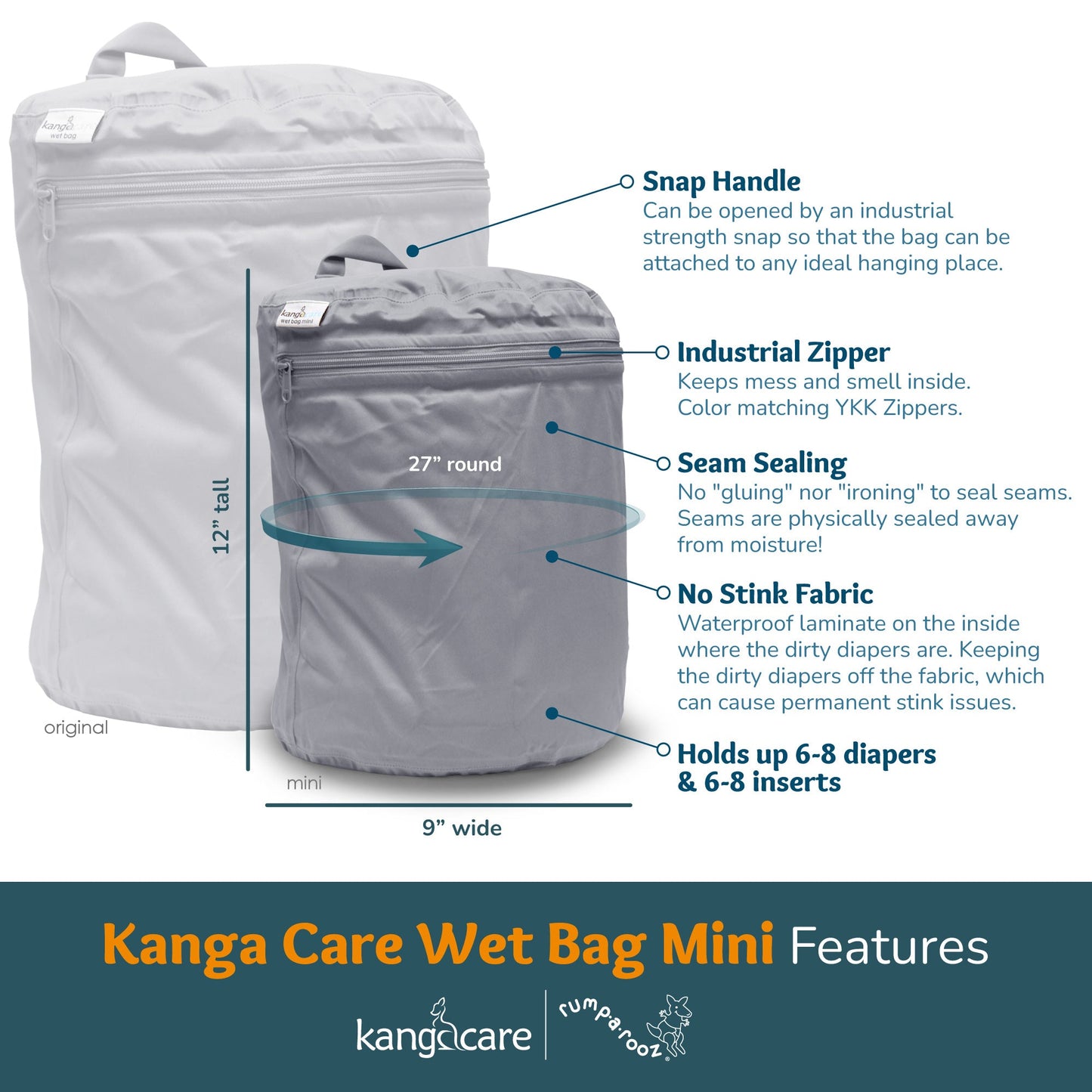 Kanga Care Wet Bag Mini - Fluff