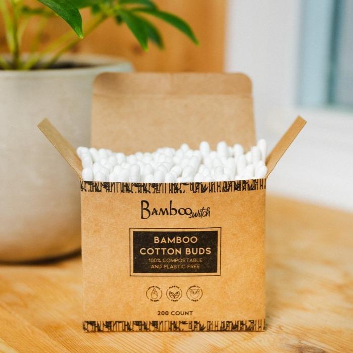 Bamboo Cotton Ear Buds | 200 ct