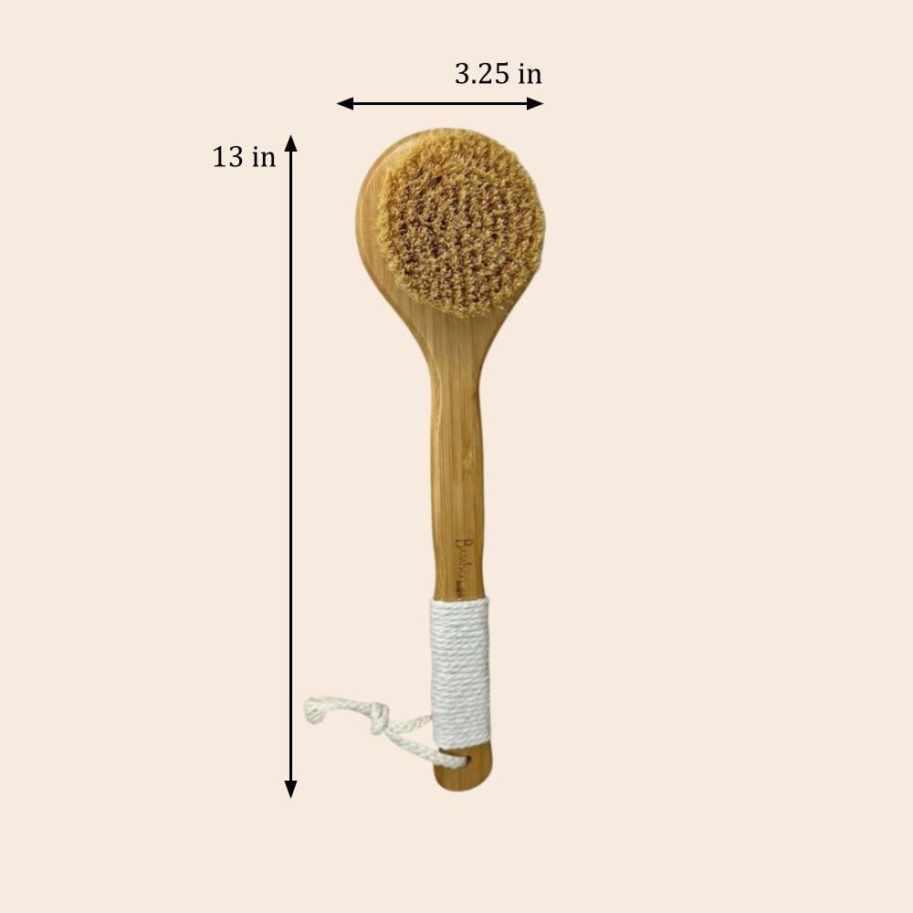 Bamboo Dry Brush | Sisal Bristles
