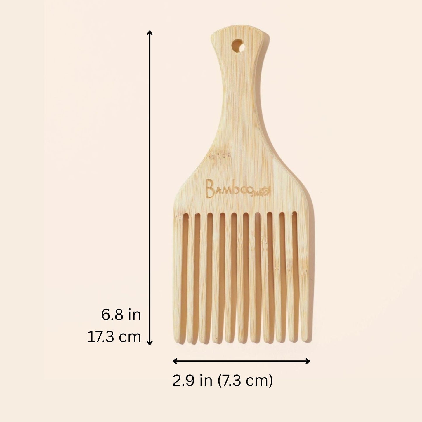 Bamboo Hair Pick
