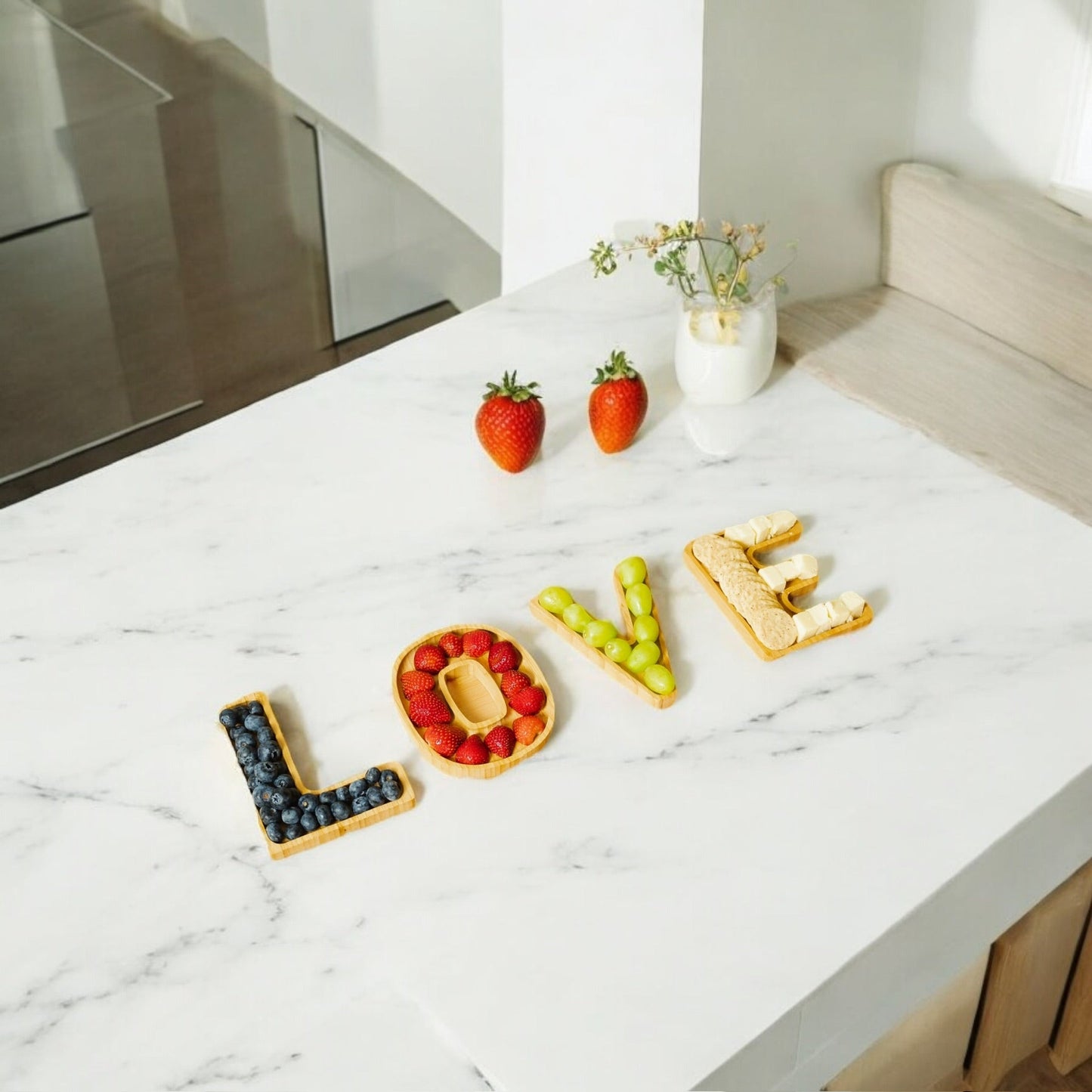 Bamboo L.O.V.E. Charcuterie Trays