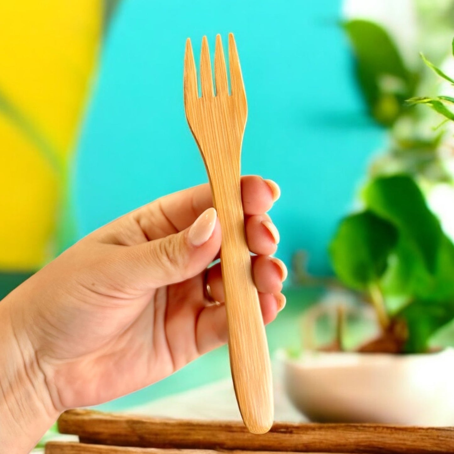 Bamboo Travel Cutlery Set | Kids