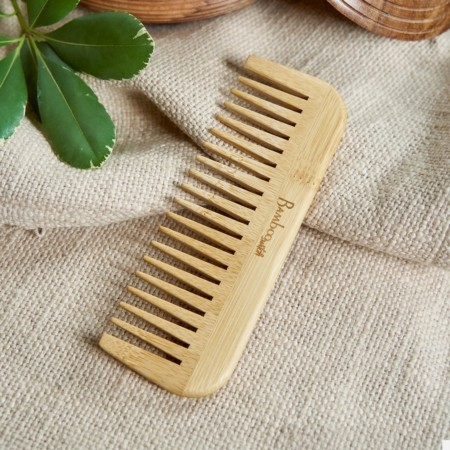 Bamboo Wide Tooth Comb | Pointed Tips
