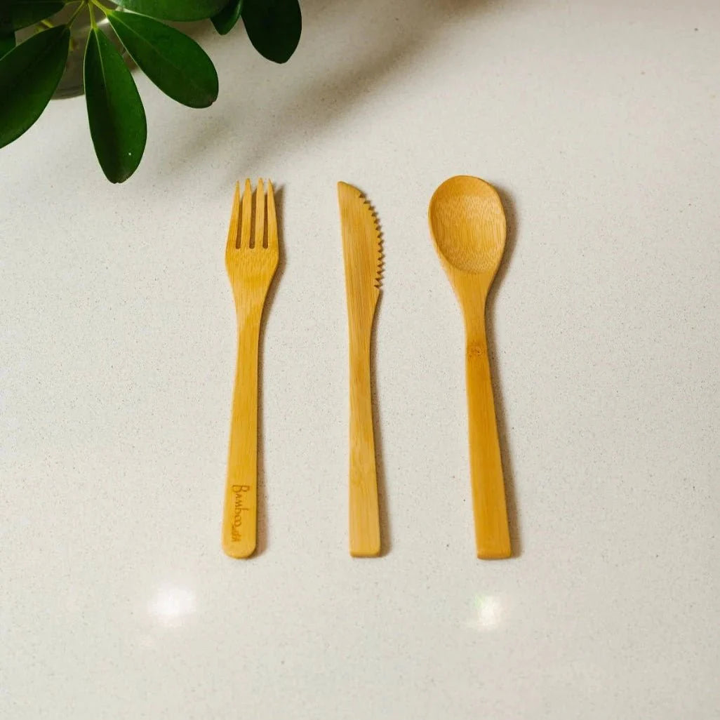 Bamboo Utensil — Fork, Knife, or Spoon
