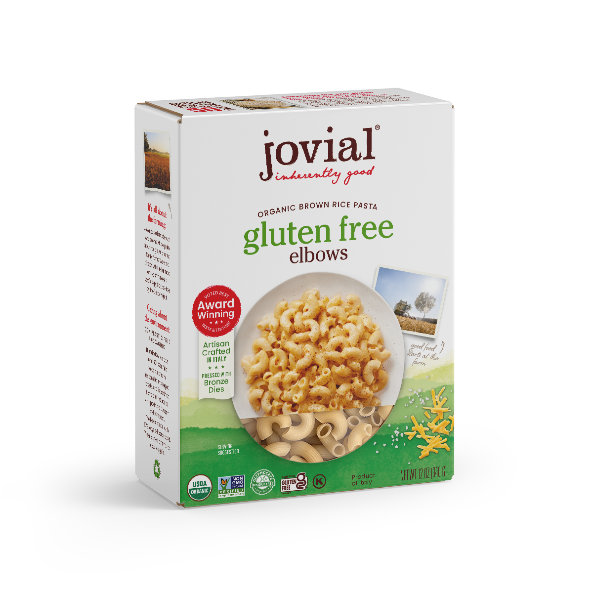 Organic Gluten Free Brown Rice Elbows