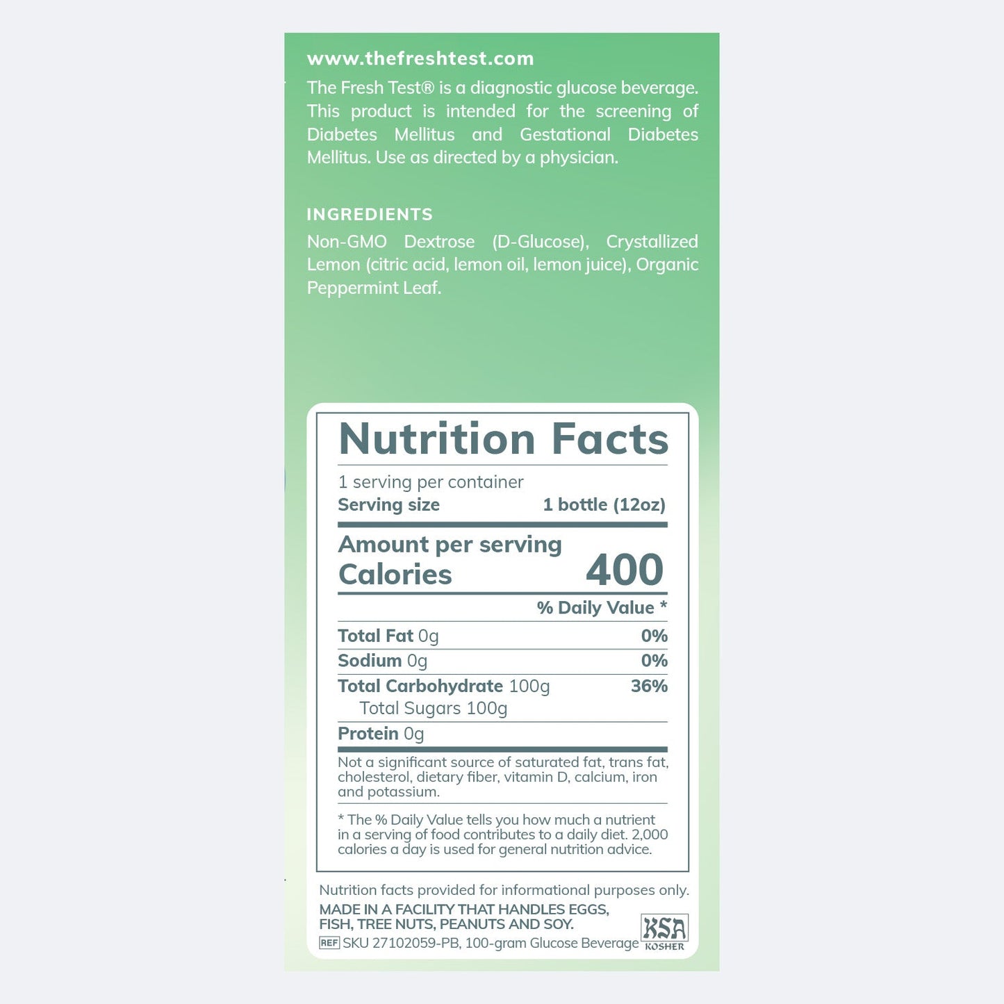 100g Glucose Bottle - Powder In A Bottle  [1 Serving]