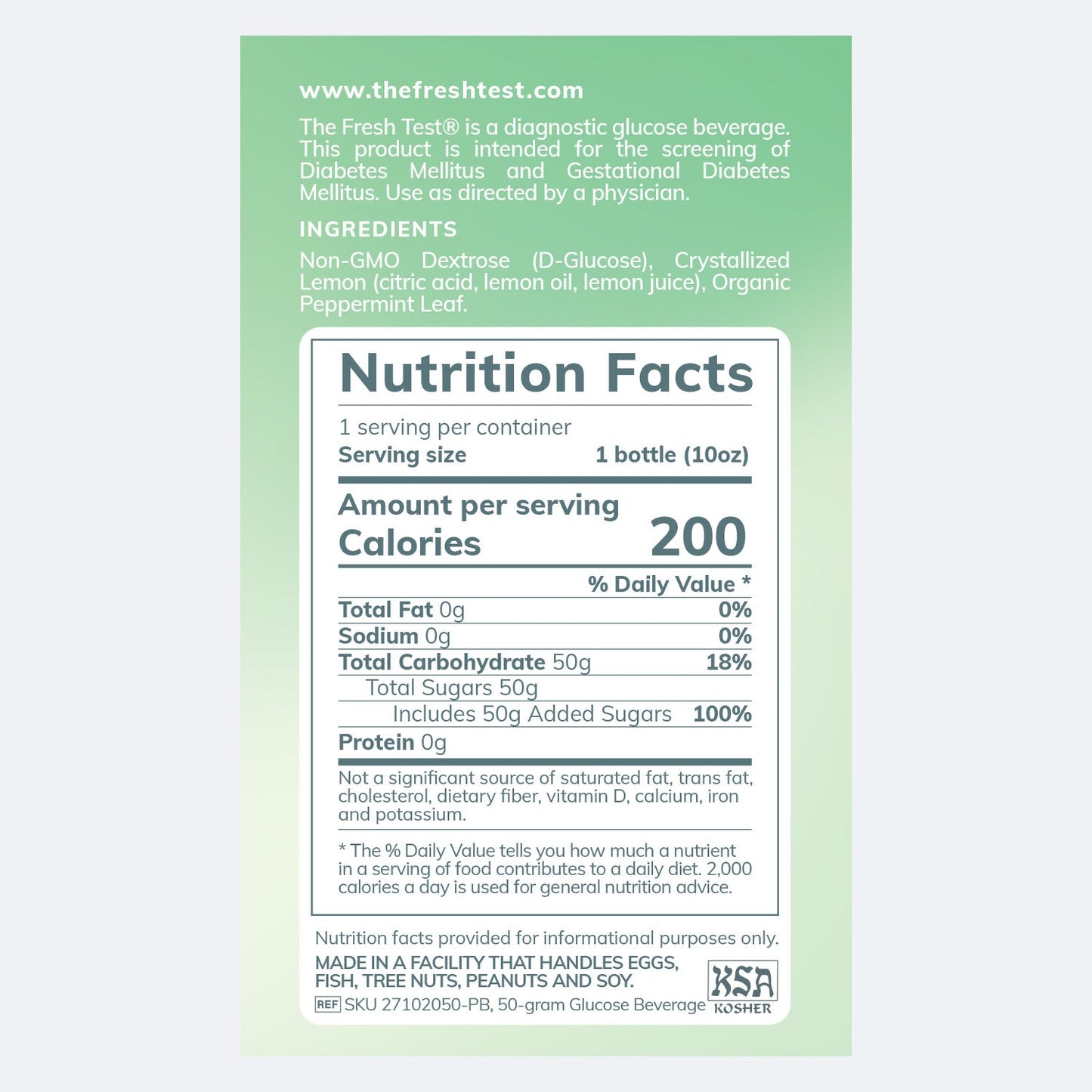 50g Glucose Bottle - Powder In A Bottle  [1 Serving]
