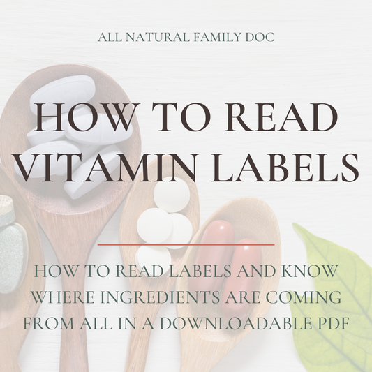 Reading Vitamin Labels